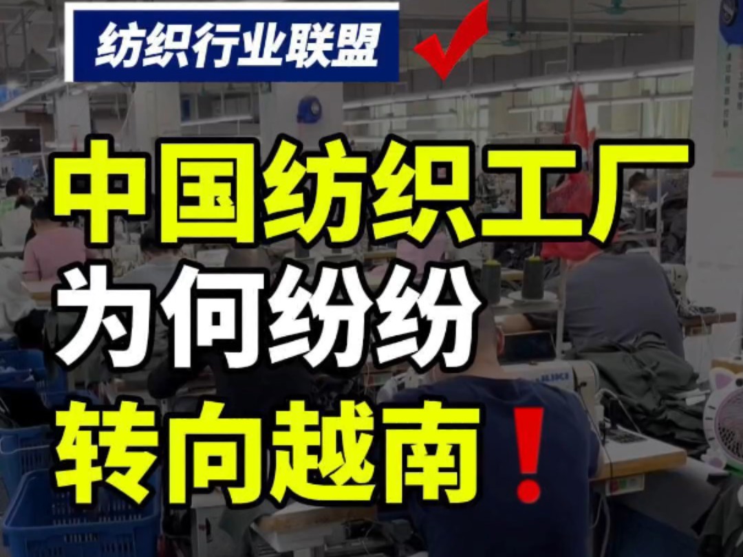 第106集丨为什么纺织工厂都纷纷转向越南?#纺织联盟 #纺织人的日常 #纺织交流群 #纺织行业 #纺织群 #纺织行业交流群 #纺织人 #纺织社群哔哩哔哩bilibili