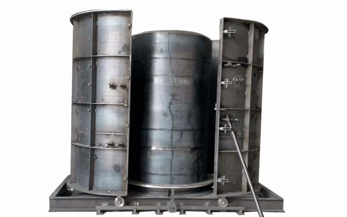 圆形检查井模具 污水检查井钢模具 市政小区排水设施建设使用 一体