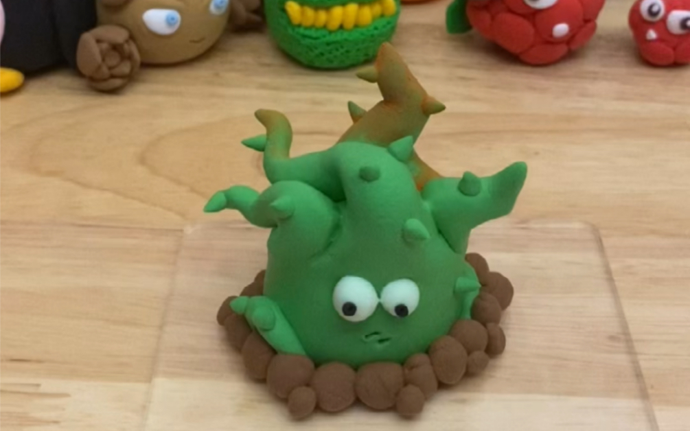 【黏土】 植物大战僵尸-胆小荆棘