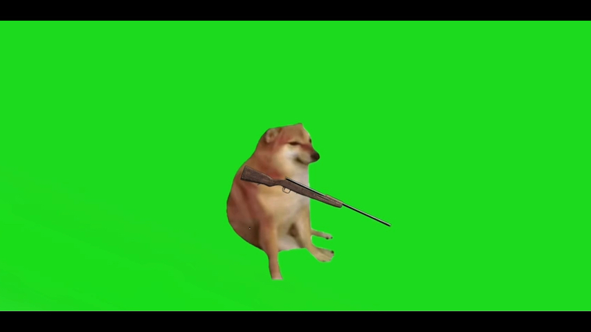 暗区突围燧发枪绿幕动画