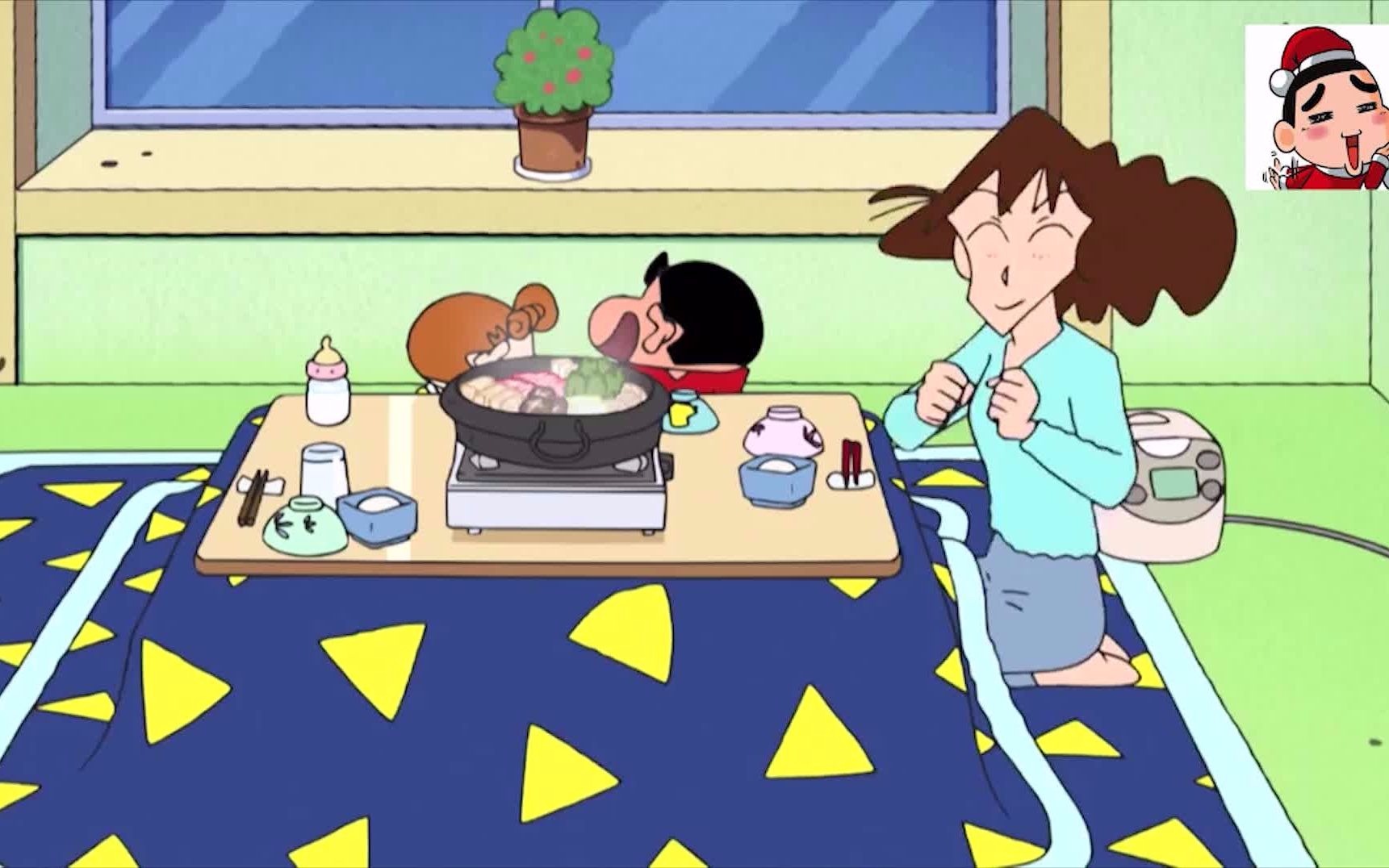 (蜡笔小新美食合集6 寿喜锅 寿司 鲷鱼烧等)