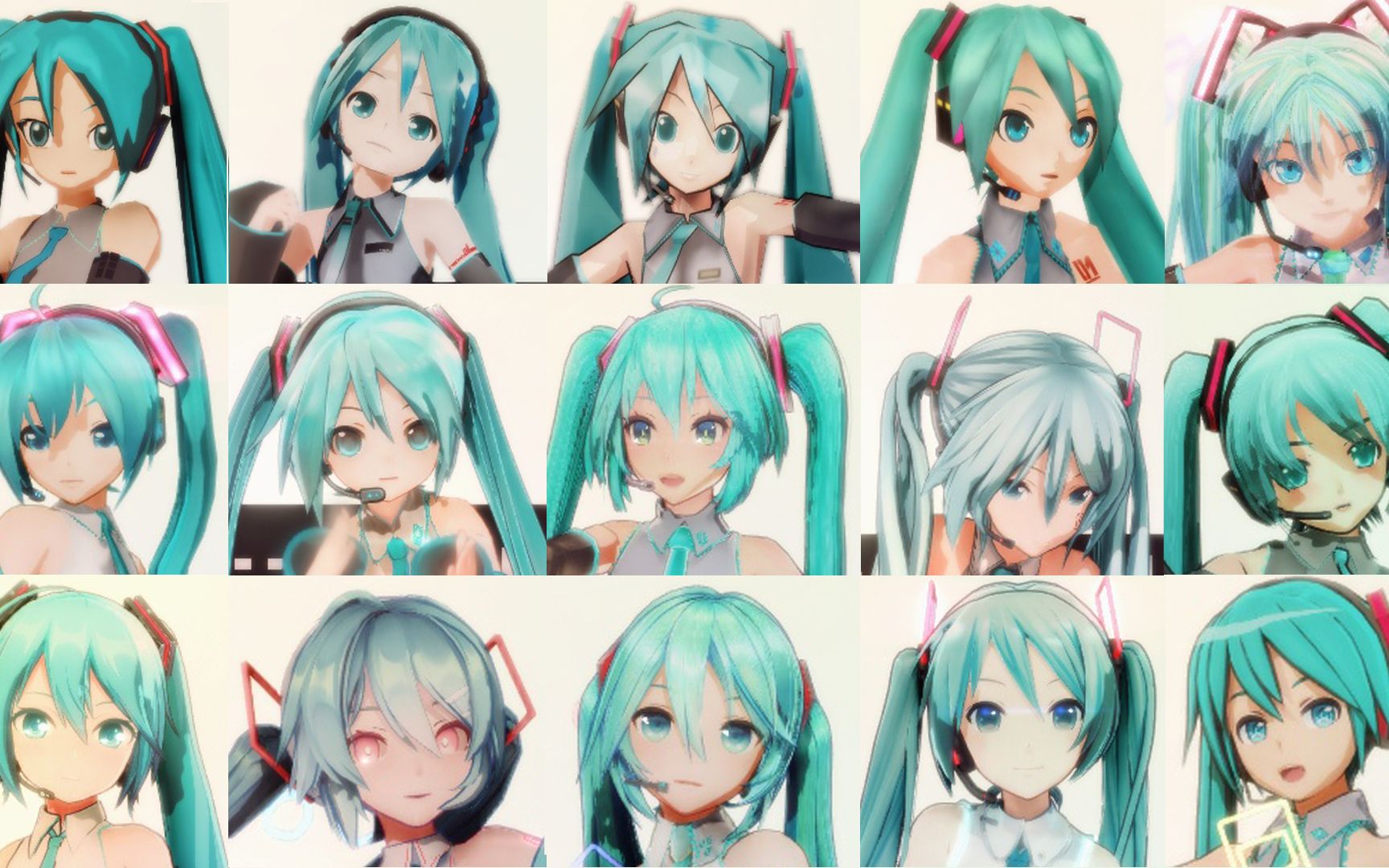 【初音11周年】历年代初音常见MMD模型回顾——回溯历史并铭记我诞生之际【2D渲染MMD】哔哩哔哩bilibili