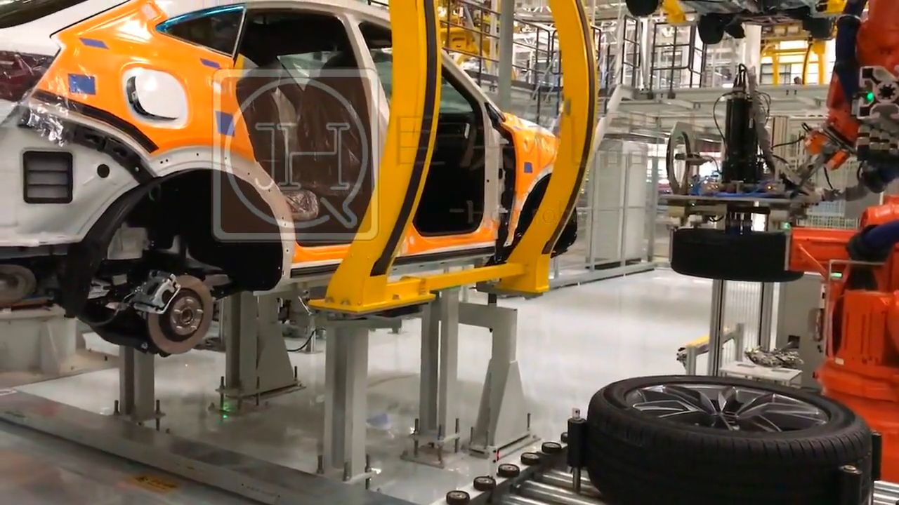 轿车轮胎自动装配工作站,装配机器人,装配机械手