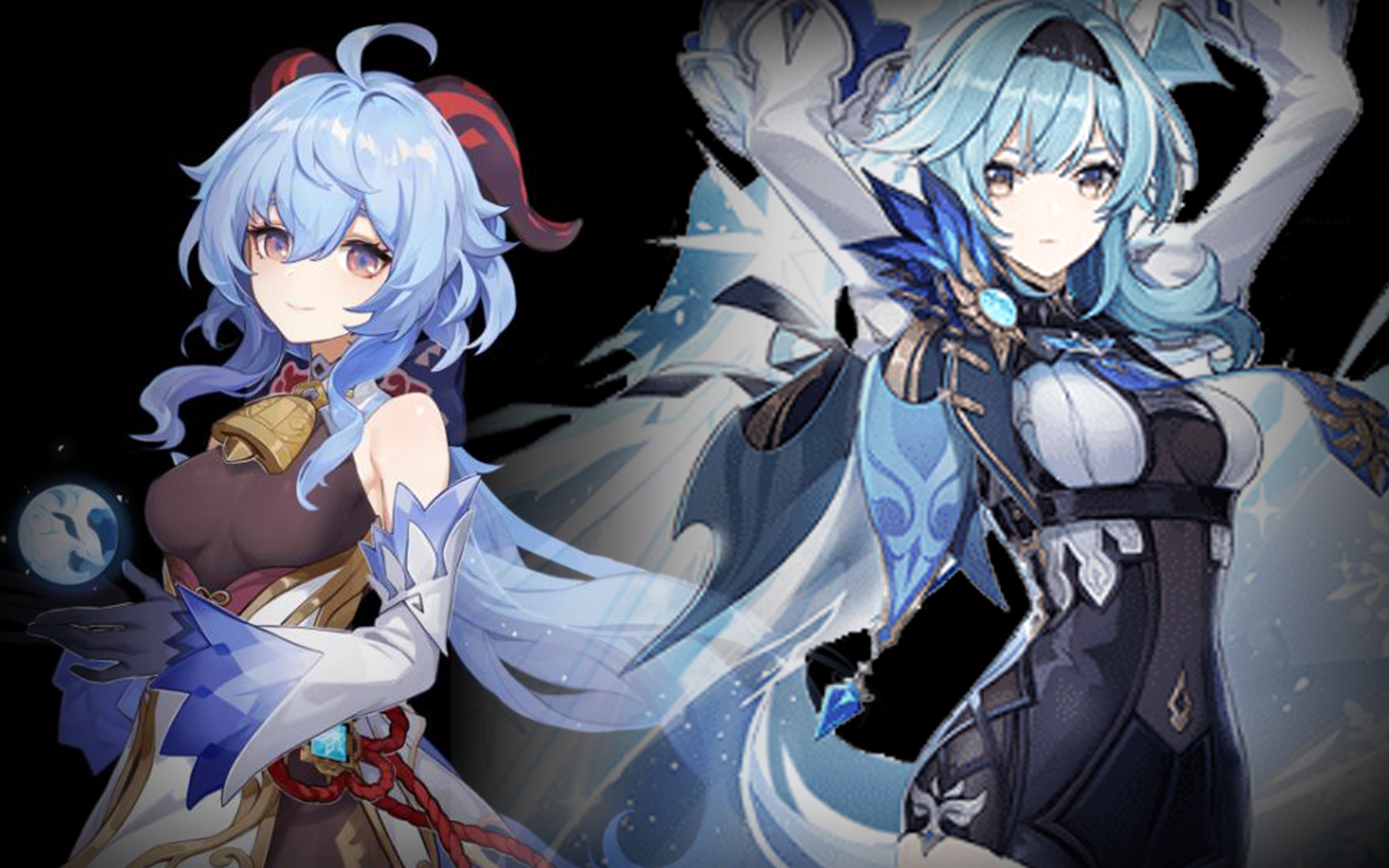 【原神】2.1深渊 甘雨优菈双c 雷神双火队 满星无脑过