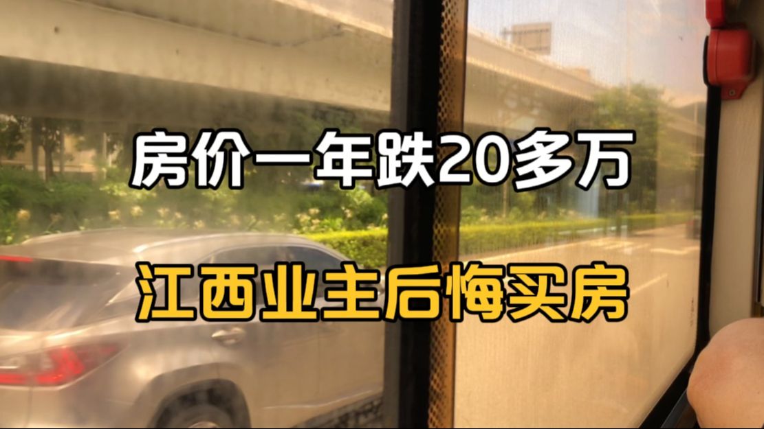 房价一年跌去20多万,江西业主后悔跟风买房哔哩哔哩bilibili