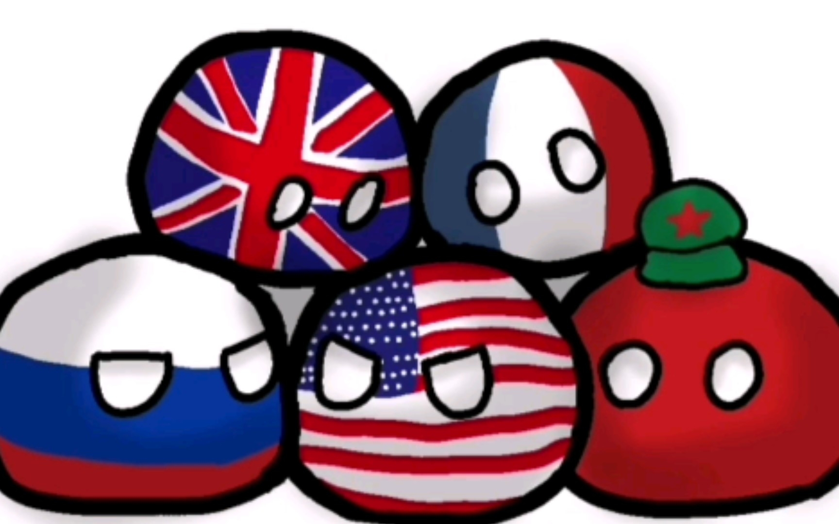 【绘画过程】五大常任理事国_哔哩哔哩_bilibili