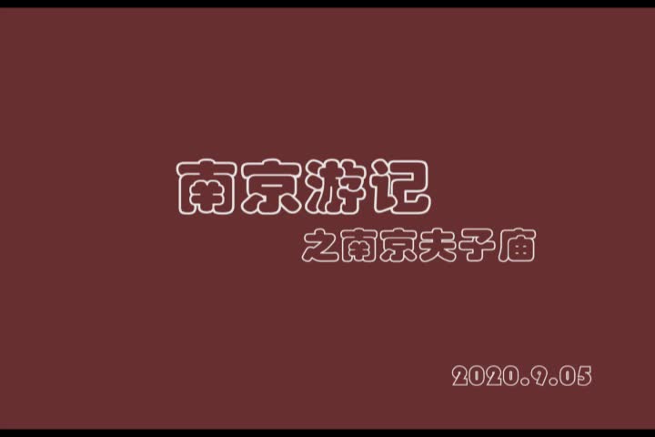 【南京游记】 南京夫子庙1哔哩哔哩bilibili