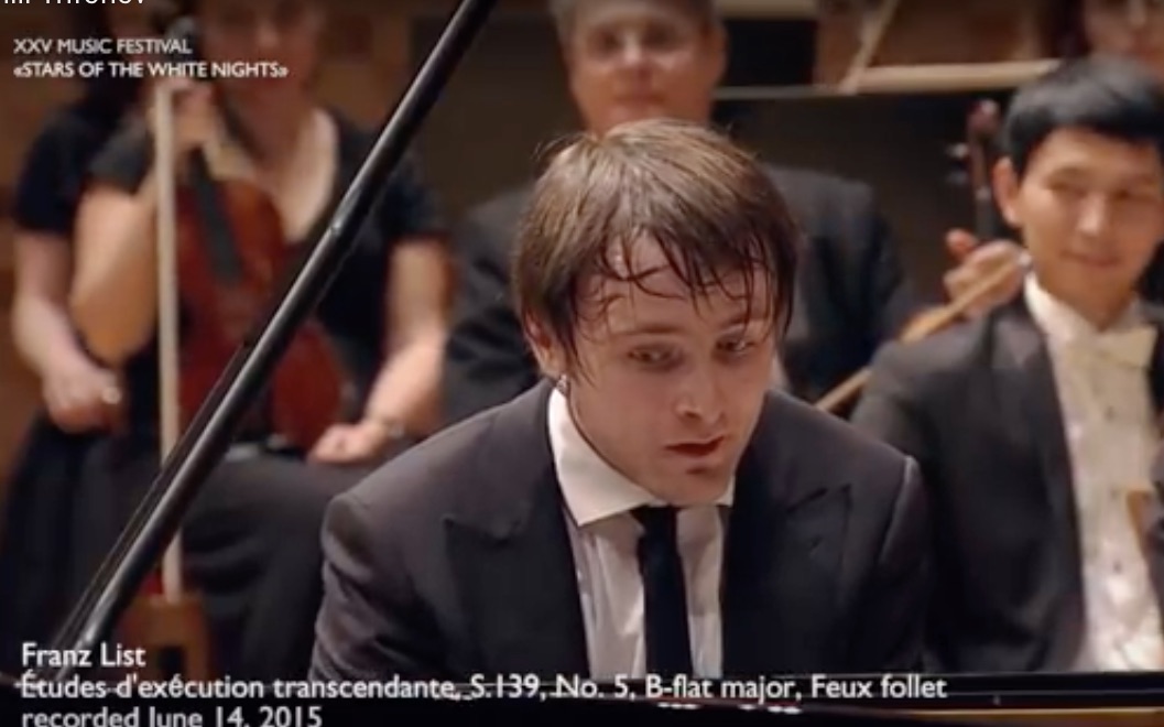 [图]【特里福诺夫】李斯特：鬼火（走火入魔预警）Daniil Trifonov: Liszt Transcendental Etude No.5 Feux folle