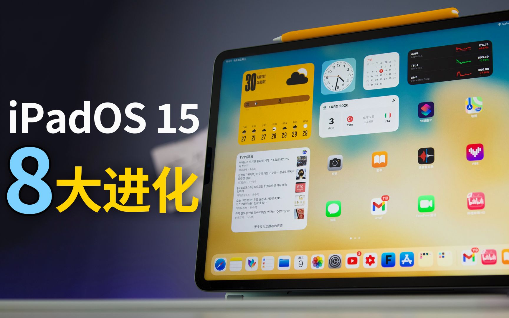 iPadOS 15独享的8大超绝进化!但我更愿意称它为快捷键OS15?|大耳朵TV哔哩哔哩bilibili