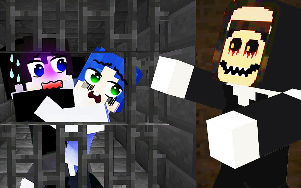 我的世界:木鱼在修道院里,被修女抓进监狱了