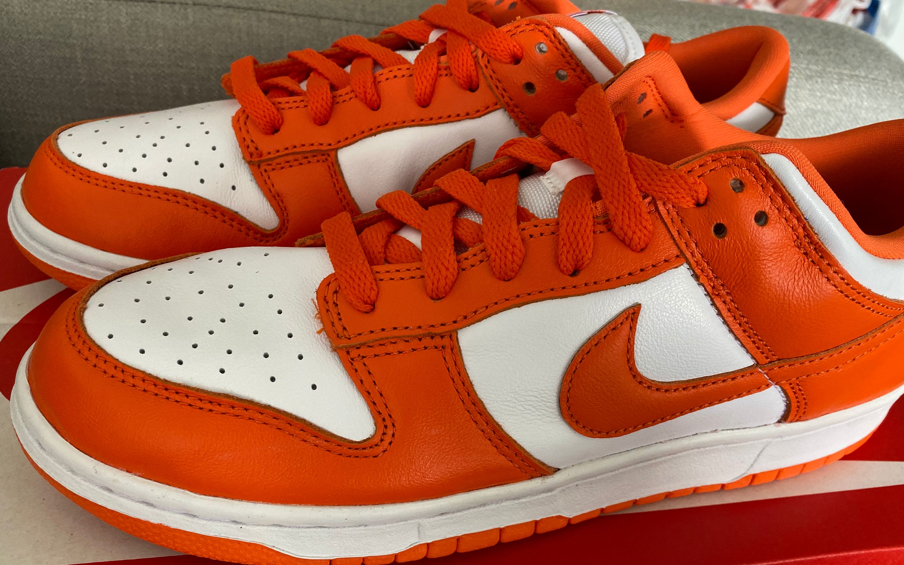 活动  dunk low 白橙 雪城大学简易开箱