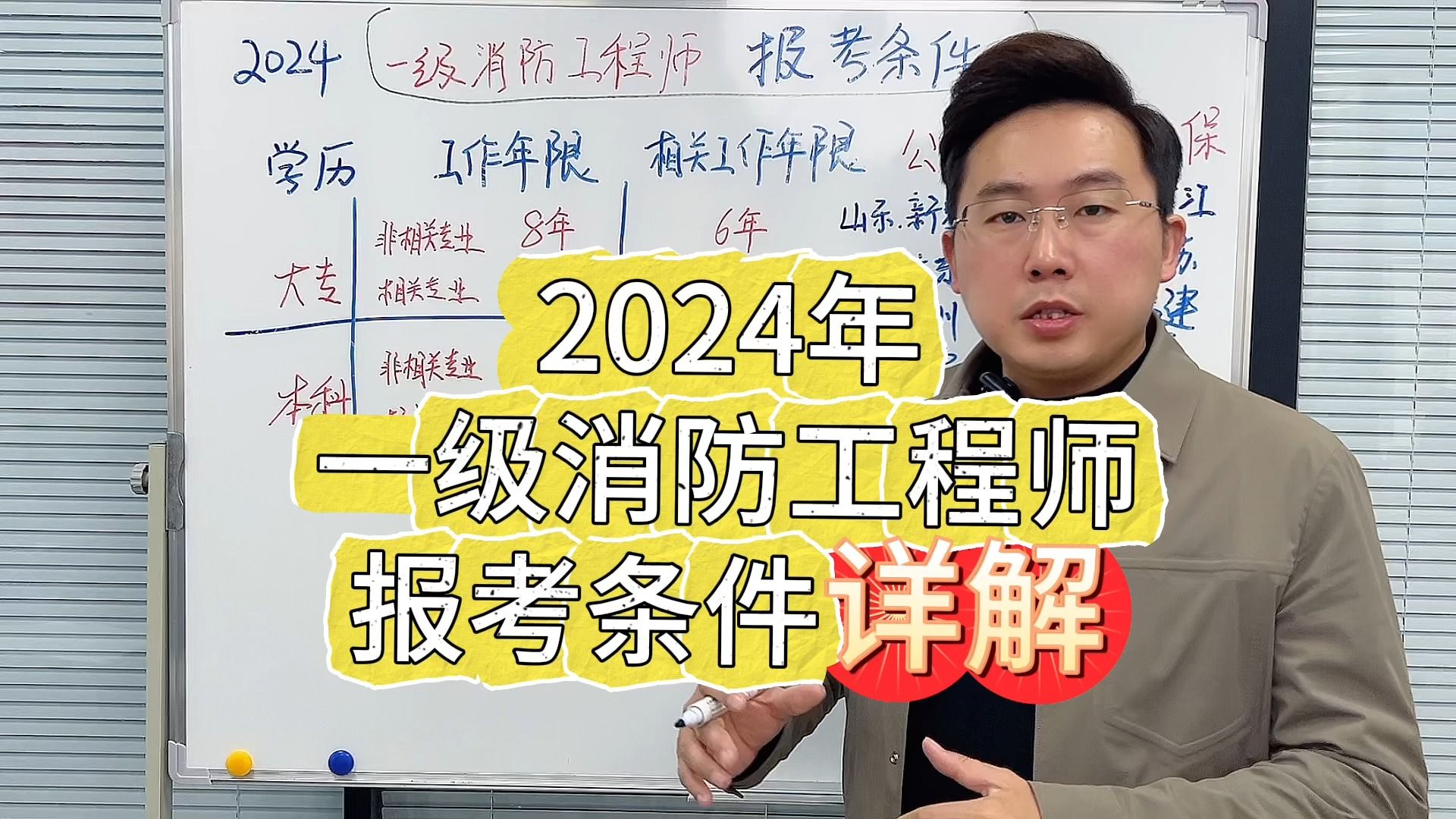 2024年一级消防工程师报考条件详解哔哩哔哩bilibili