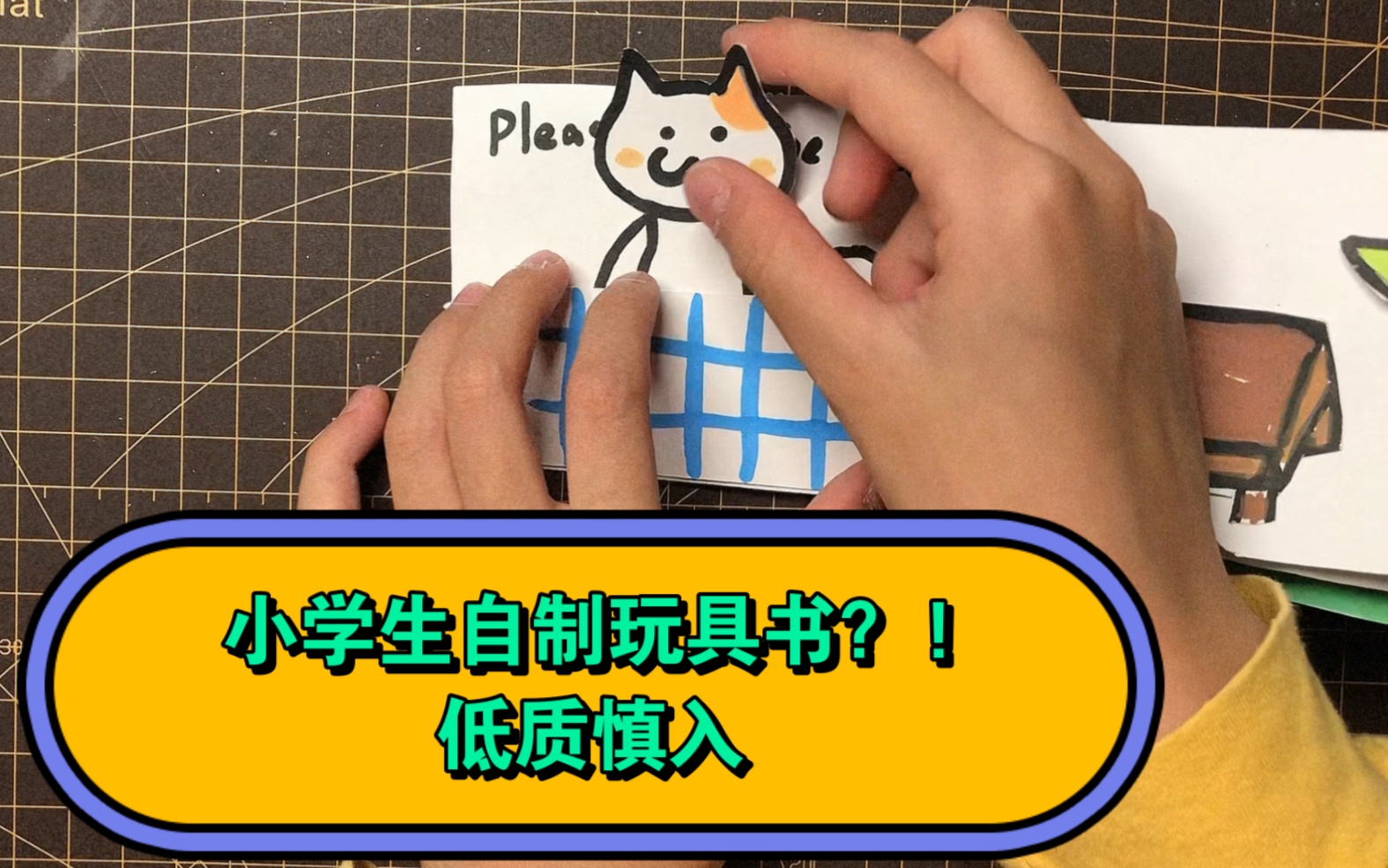 小学生自制玩具书