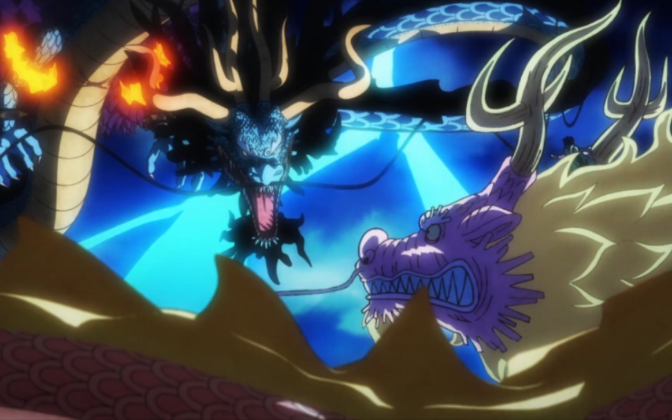 海贼王1050 凯多与桃之助双龙对决!