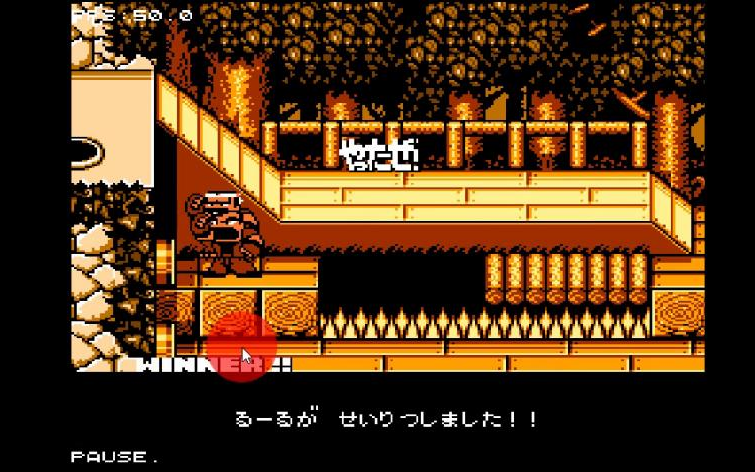 fc热血格斗神话修改日版双打用阿力和大雄全胜通关