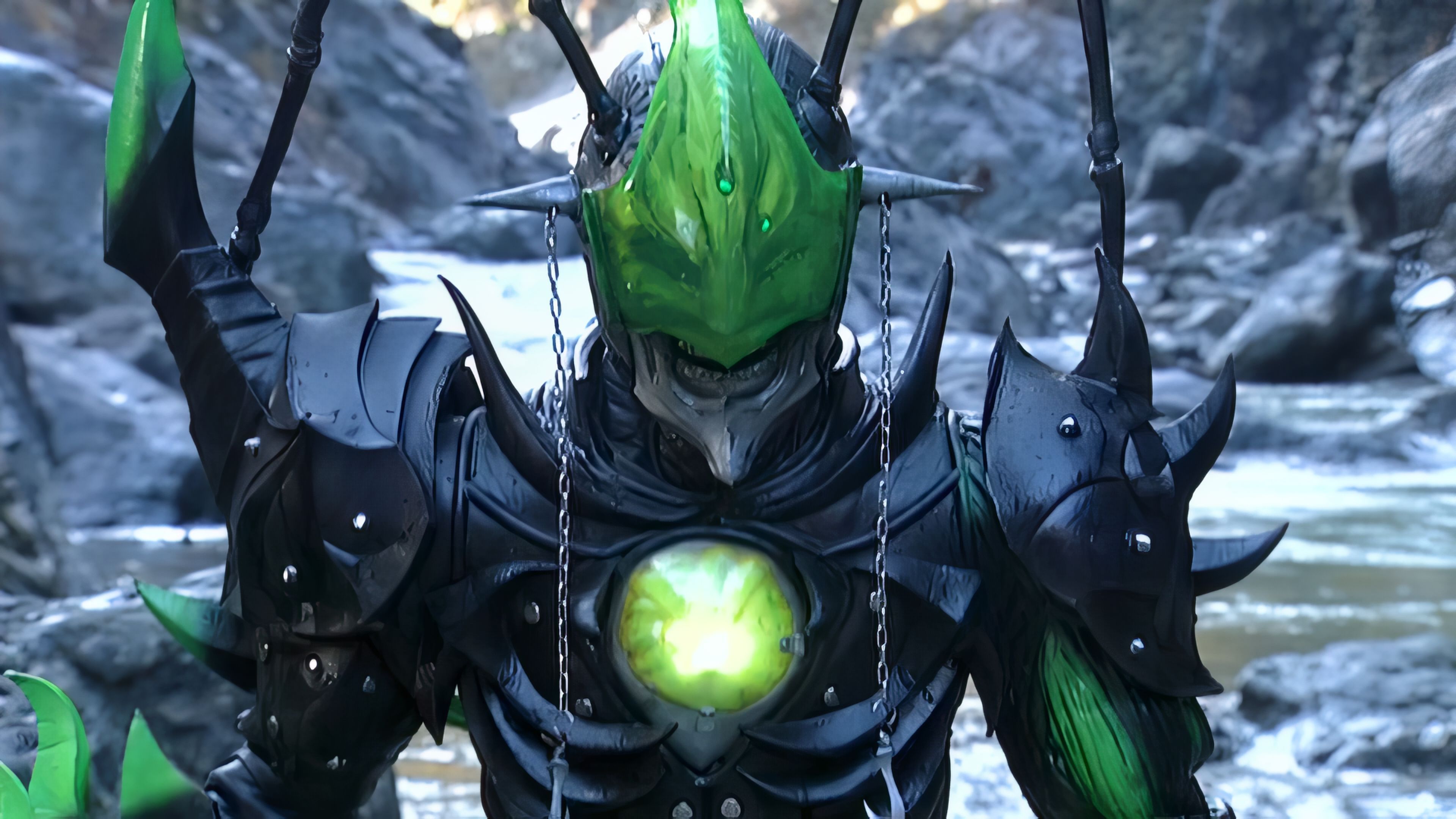 哈吉咩被地狱三头犬不死兽打成joker形态