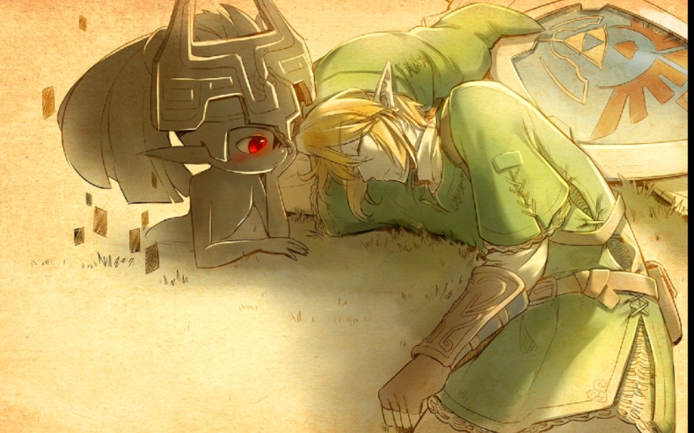 [黄昏公主]米多娜x林克(光与影的爱恋)——塞尔达同人图分享