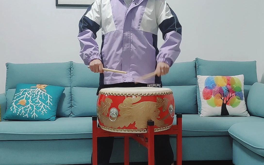 音乐小玩家中国鼓第二册---《双面燕洵》完整展示_哔哩哔哩_bilibili