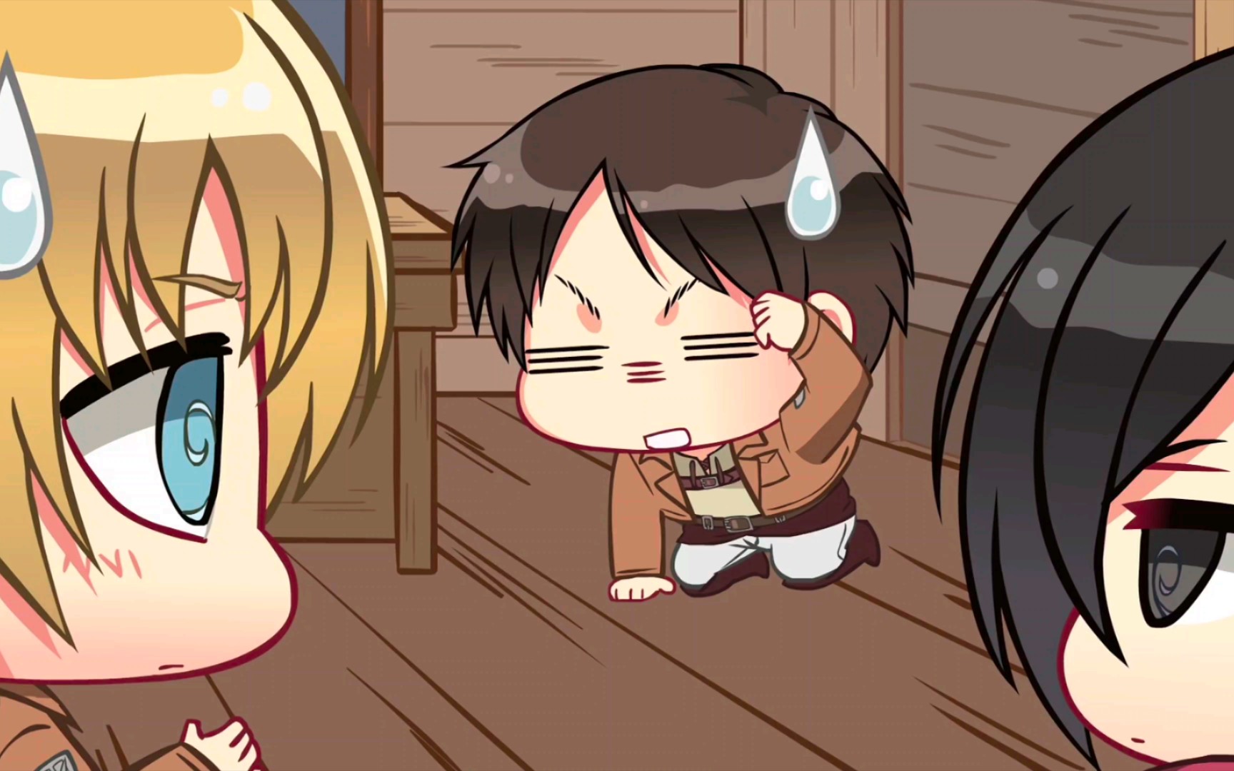 进击的巨人  第一季q版小剧场01(上)