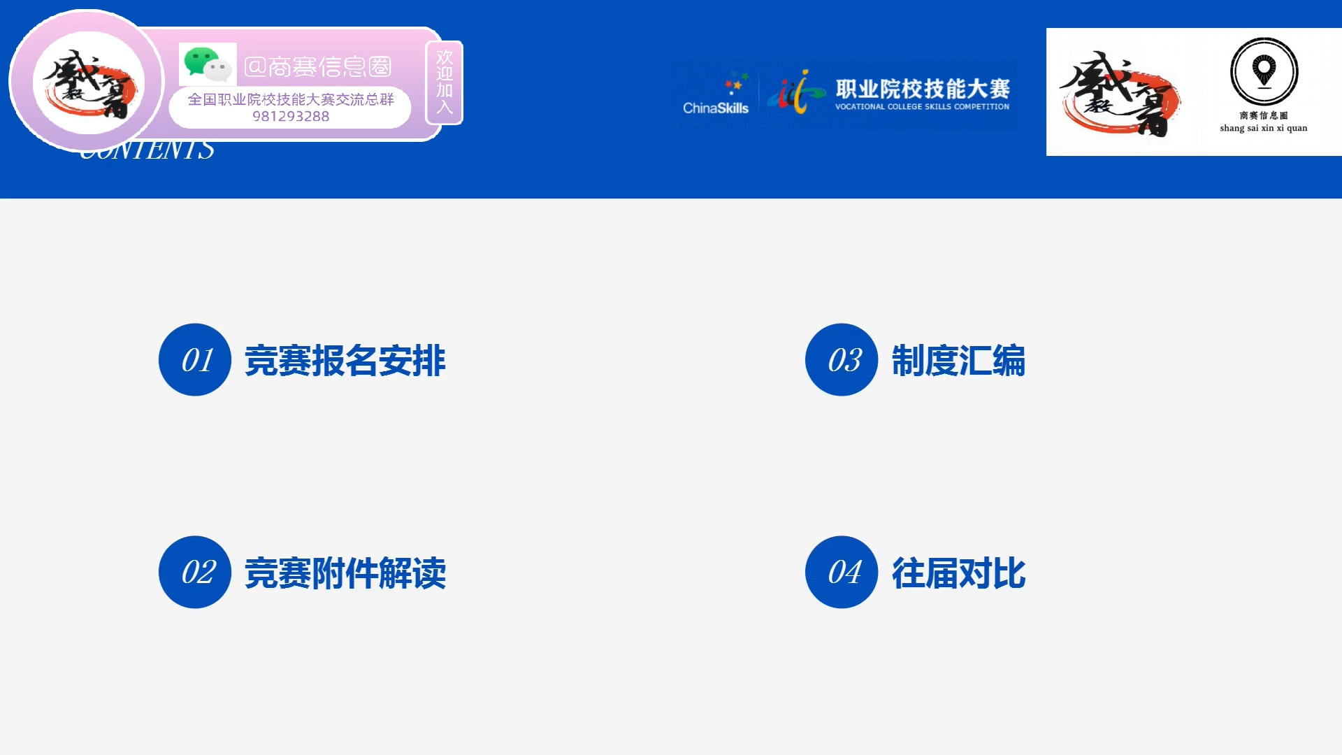 2024年职业院校技能大赛新改革分析与探讨2:竞赛报名安排哔哩哔哩bilibili