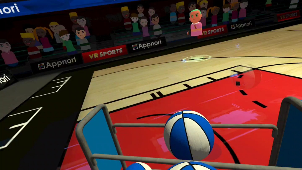 picovr多合一篮球,我是真的菜,真的投不进啊,累的一身汗,减肥