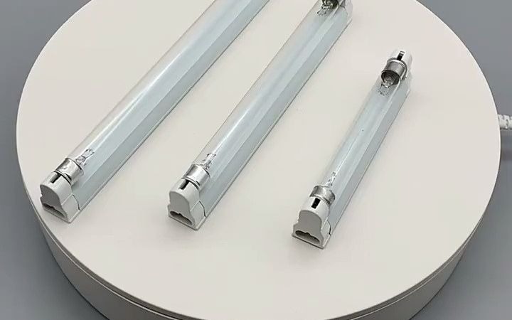 厂家批发t5紫外线消毒灯4w消毒柜杀菌灯管无臭氧喷白款紫光灯管