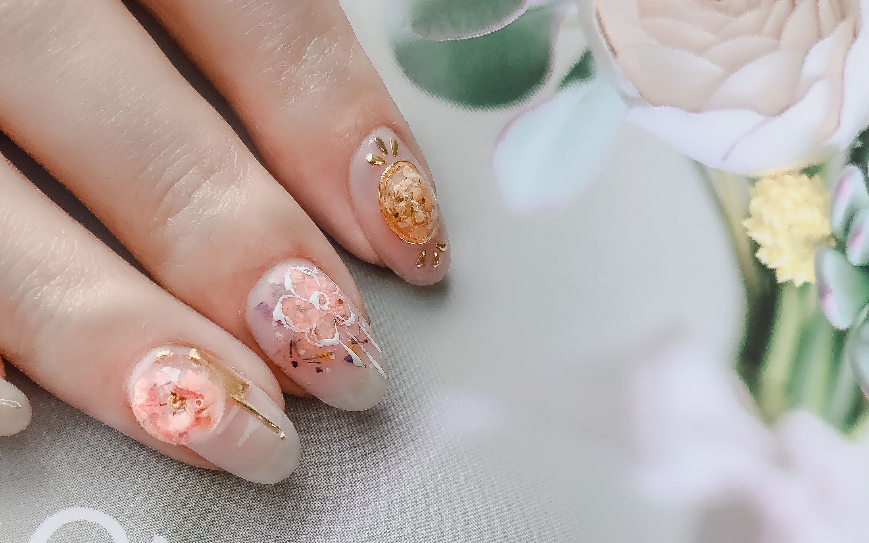 【美甲大咖】第1931期:拈花摘艳