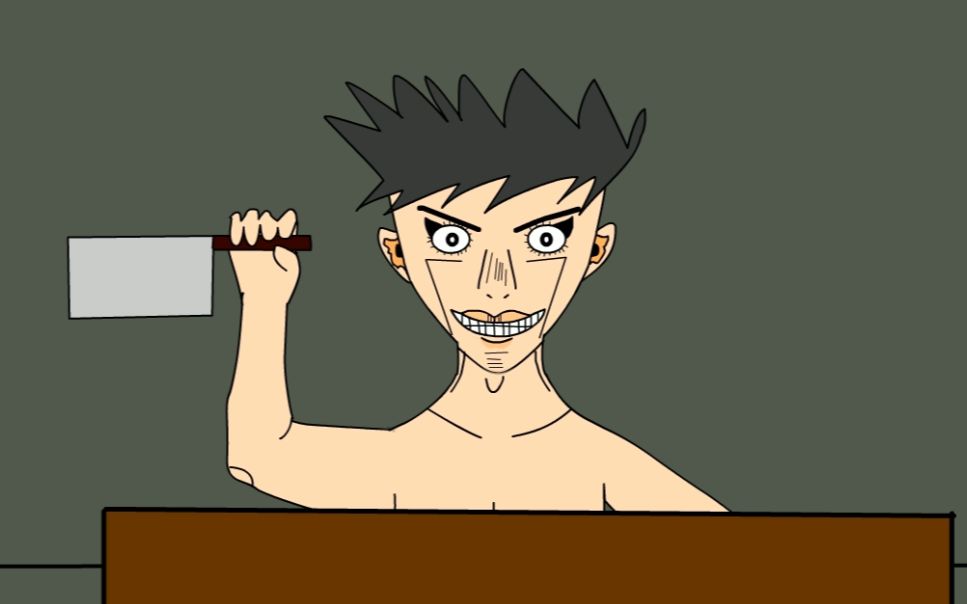 【动画短片】某视频博主为红,当众直播剁吊