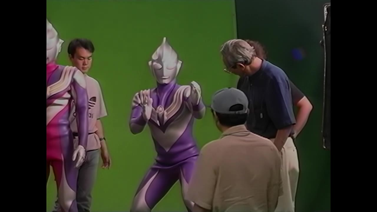 23年前的迪迦奥特曼花絮 迪迦三种形态同屏出现