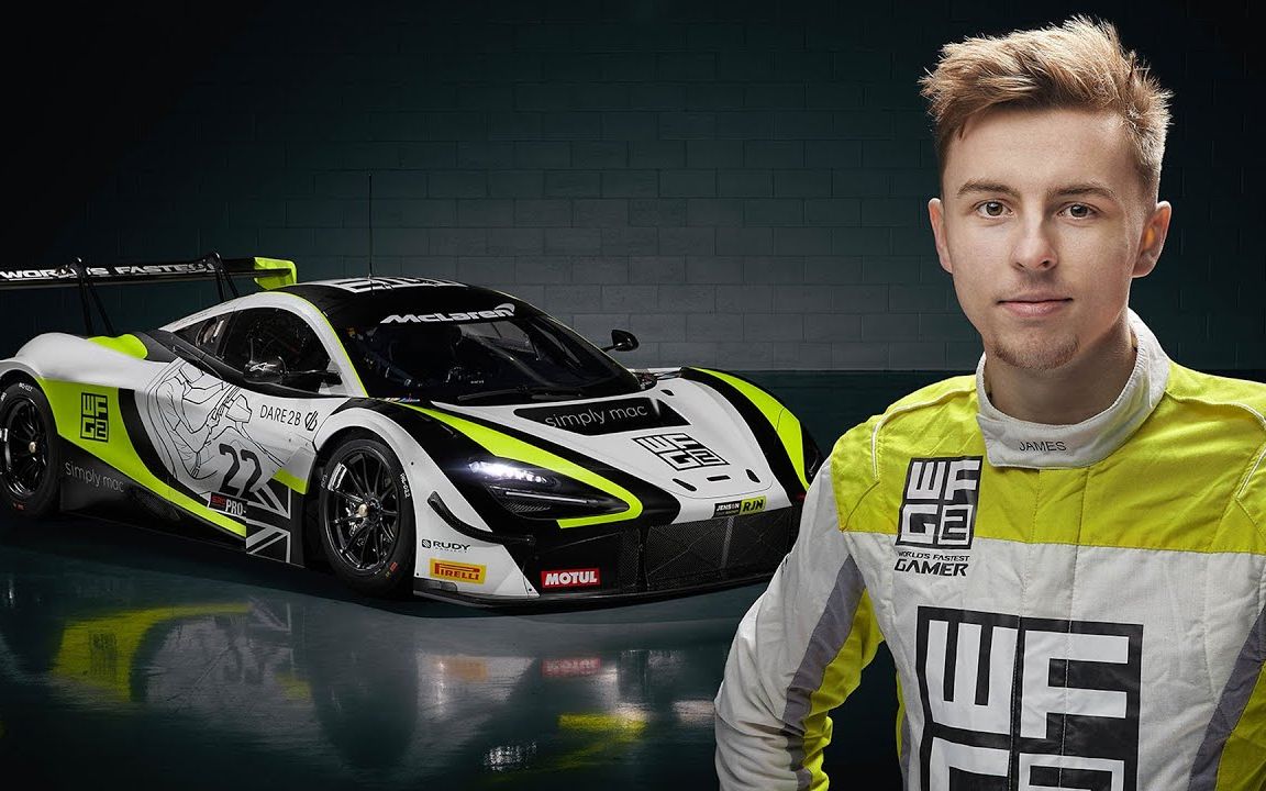 jenson button签下了职业电竞车手james baldwin(world fastest gamer