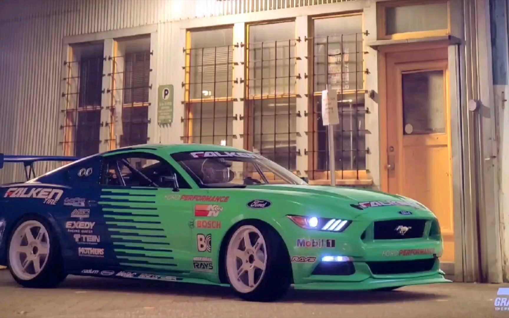 福特野马gt4漂移