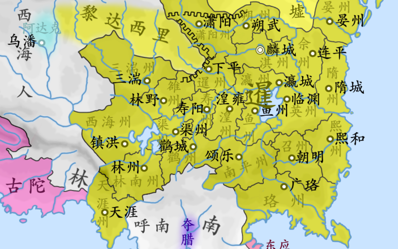 【2】架空地图(37)—郭邯篡尹【天图府】