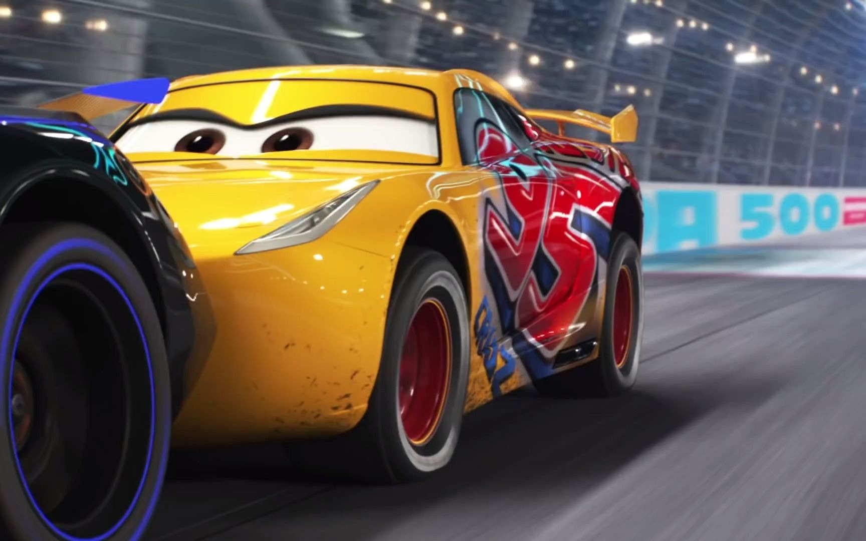 【赛车总动员】蓝天博士着名的360度翻转!_哔哩哔哩_bilibili