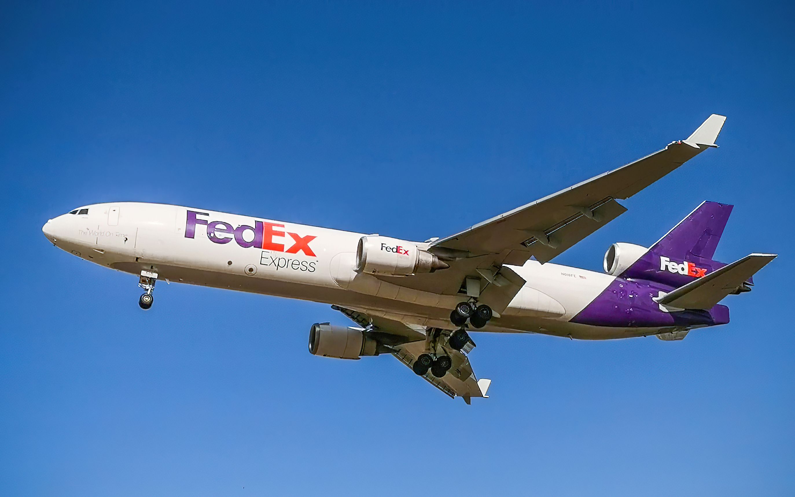 活动作品pek联邦快递md11f等降落首都机场