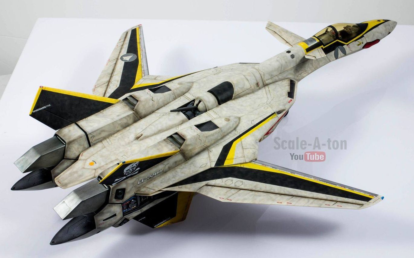 [图]【Hasegawa】 VF-19/YF-19 模型制作~Macross Plus（1/48）