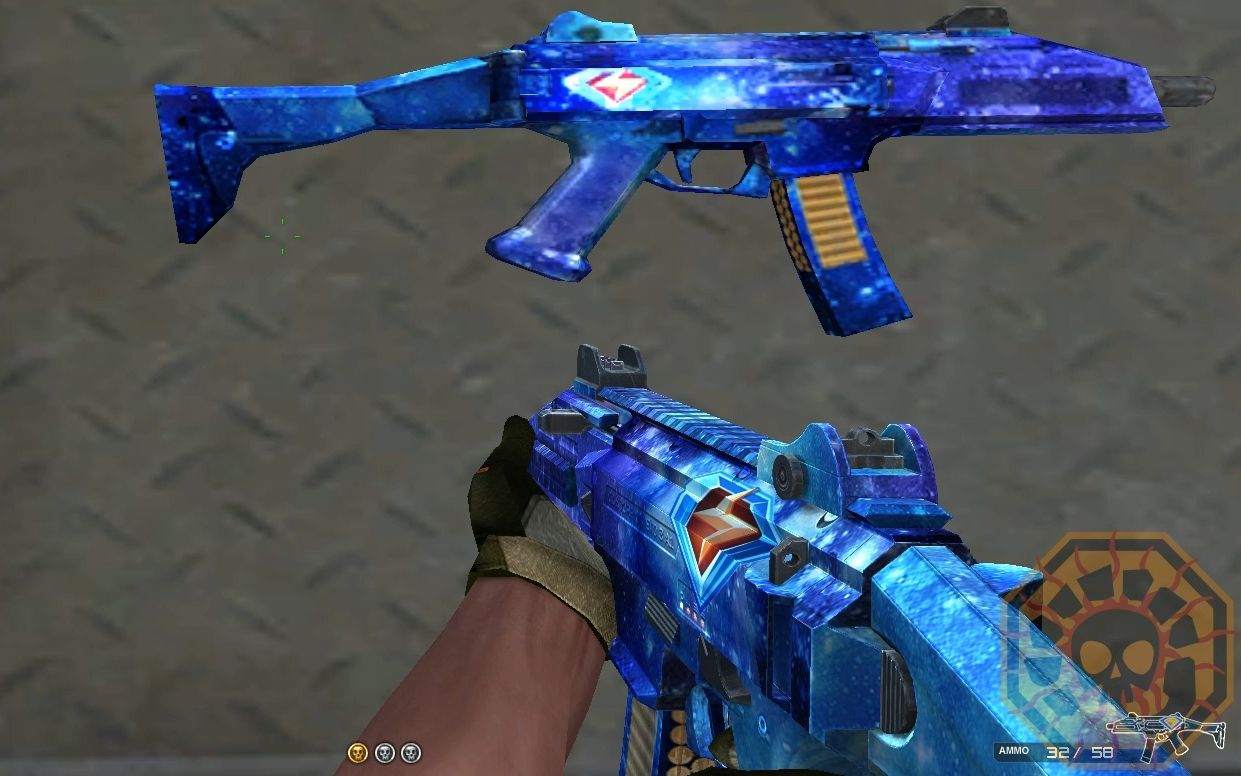 cf穿越火线国服evoiii蓝水晶scorpionevo3a1bluediamondgamemassacre