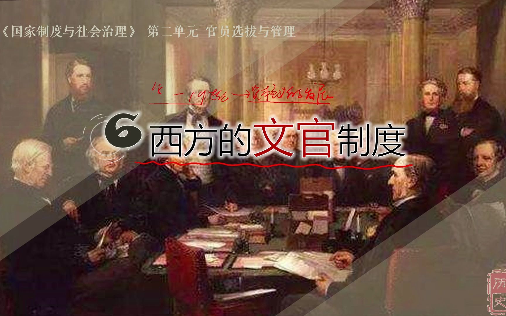 [图]【国家制度与社会治理】第六课 西方的文官制度