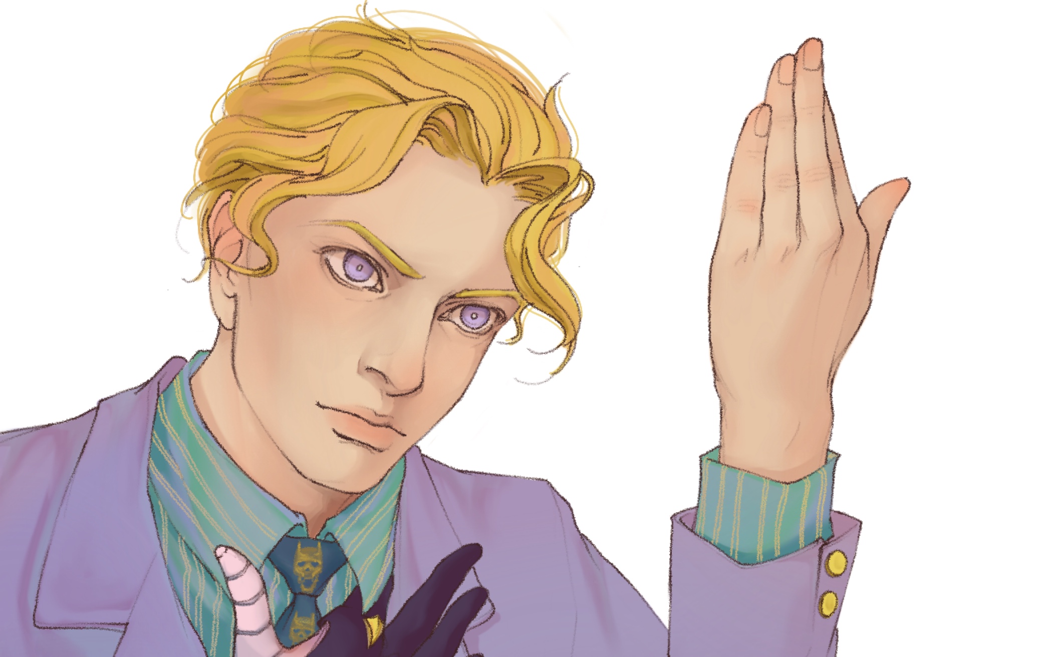 绘画过程吉良吉影