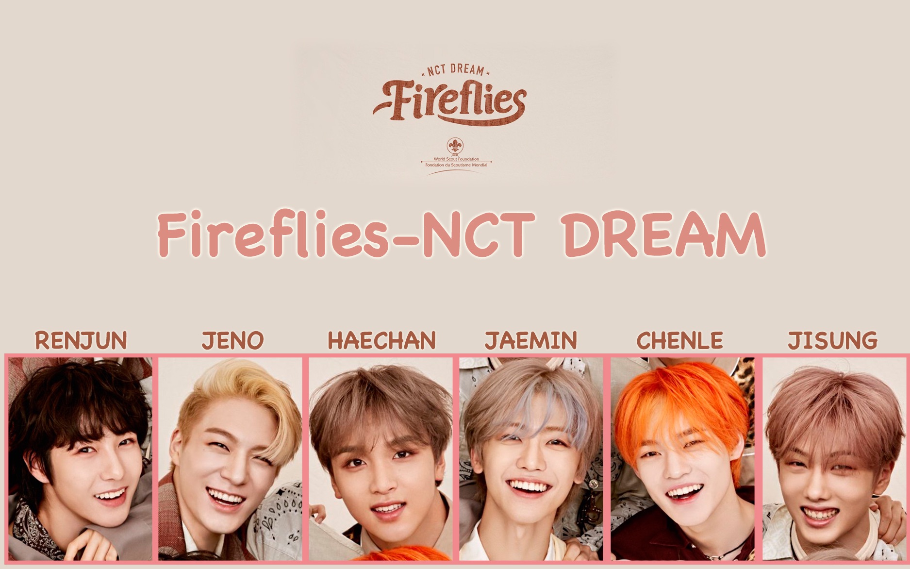 中英字幕nctdreamfireflies认声歌词含和音分配mv