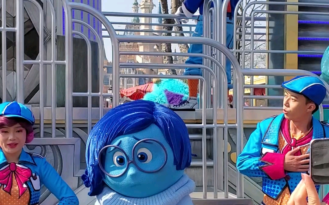 【上海迪士尼】2023春日彩色庆典蓝车视角,悠悠,唐老鸭,阿拉丁,高飞