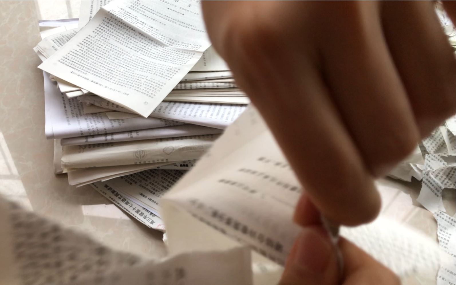 活动作品白噪音撕卷子音纯享减压催眠