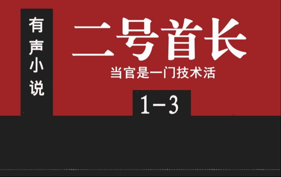 [图]有声小说《二号首长》1-3部