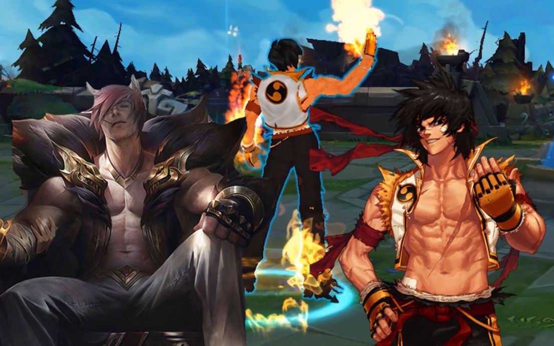 峡谷男格斗 瑟提竟然是dnf勇士