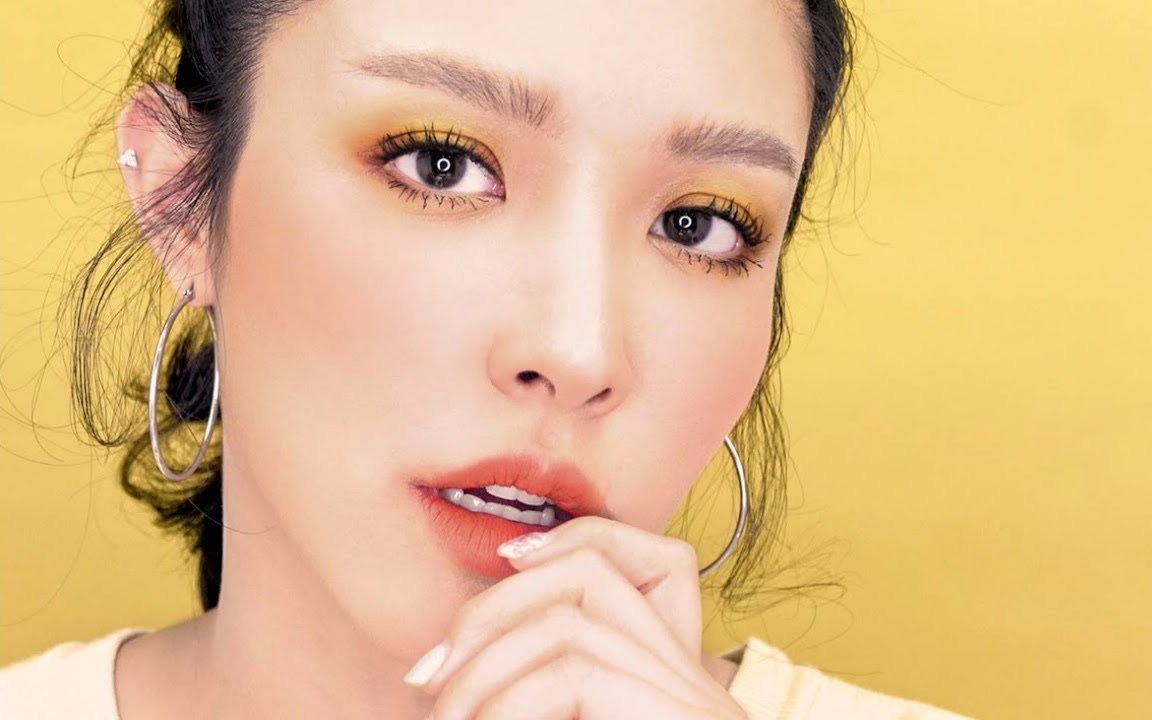 【泰国美妆】女演员的青少年流行橙黄太阳花妆容分享79namcha_哔哩