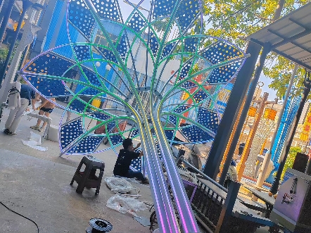 文旅景观照明亮化灯光小品艺术装置生命之树