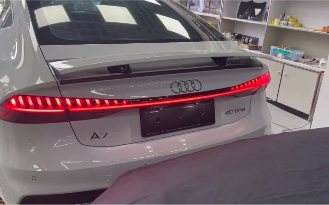 21款a7无损激活rs7动态尾灯效果