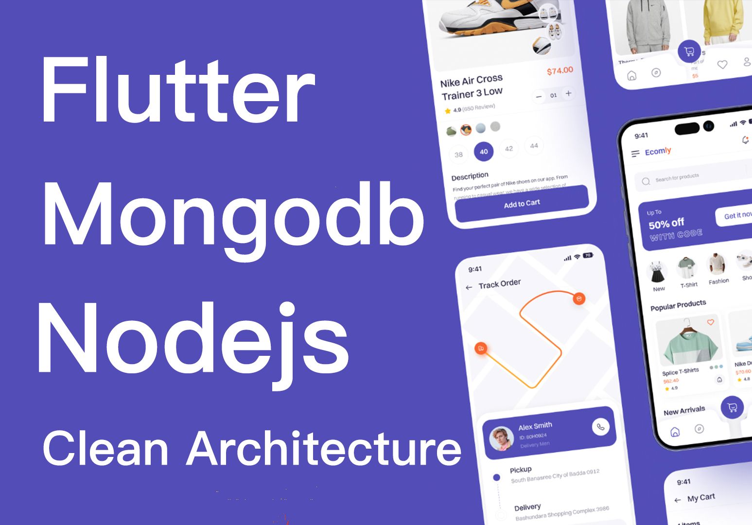 Flutter 商城Nodejs | Mongodb哔哩哔哩bilibili