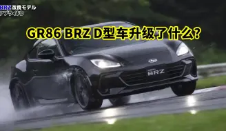 下载视频: GR86 RBZ 新款D型车型对比上款C型有哪些大升级呢？