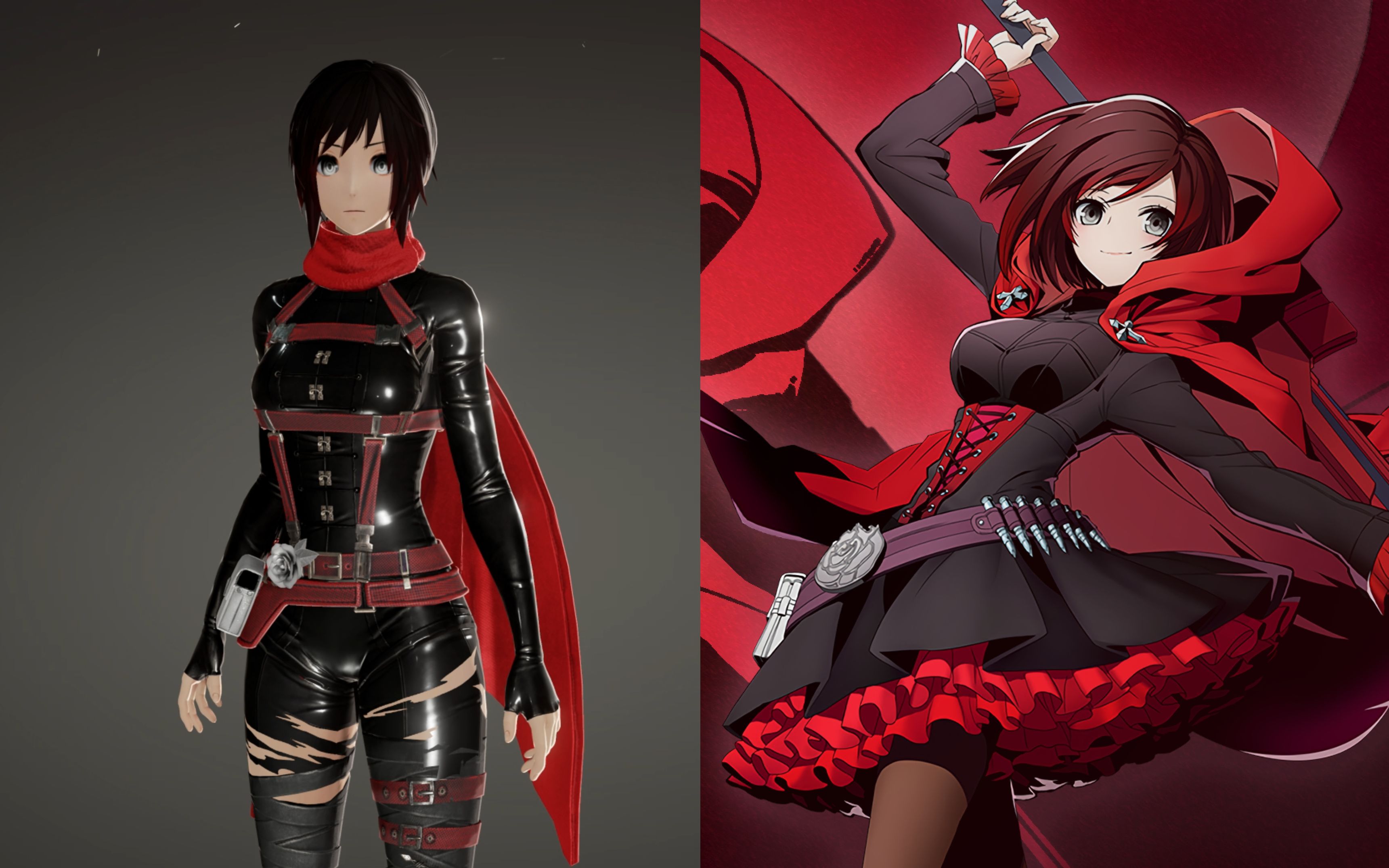 【噬血代码】cos捏人教程之ruby rose(露比·罗丝)(rwby)