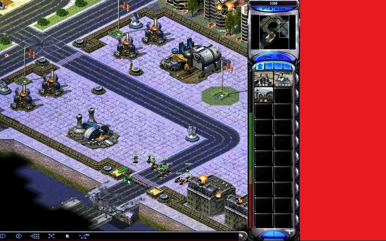 红色警戒2 盟军第一关